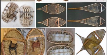 compilation of traditional snowshoe varieties