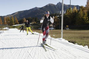 The track being tested. Photo Credit: Olympiaregion Seefeld.