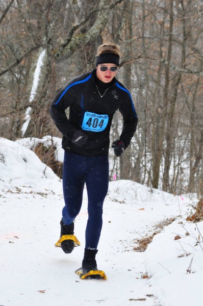 Paul Buerger makes history as the first [and only] Junior participant and finisher in the inaugural half-marathon!