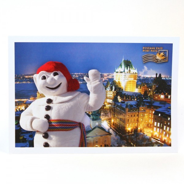 Send this prepaid postcard back home with a note: "Having great time; don't interrupt!"