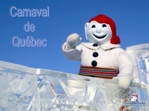 The mascot of Quebec City's Winter Carnival