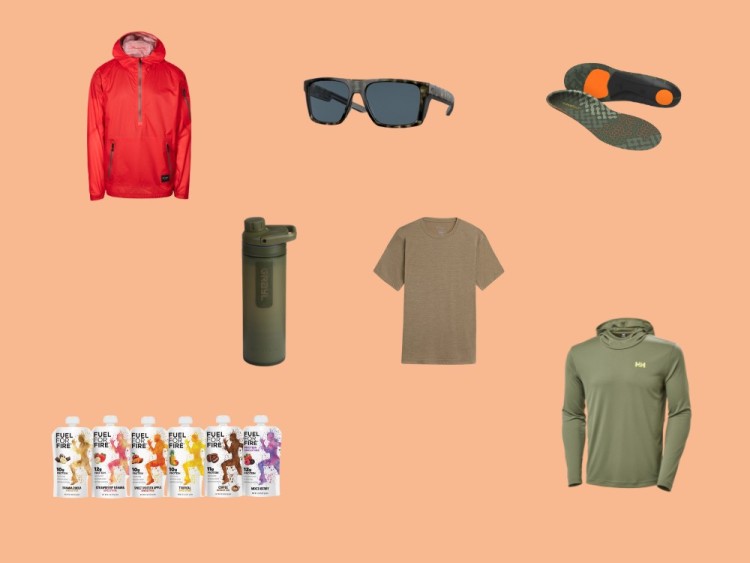 product photo compilation: summer outdoor gear