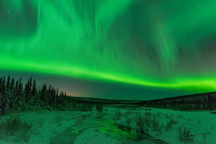 northern lights in Fairbanks Alaska
