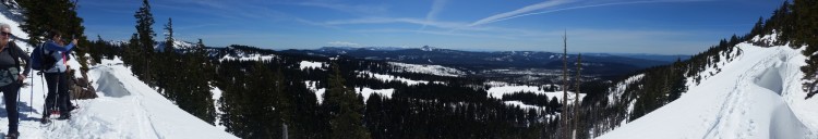panorama of West Rim Drive, OR