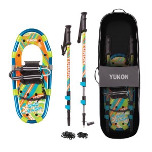product photo Yukon Charlies Sno-Bash snowshoe, poles, travel bag