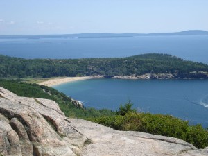 Ocean views from the carriage paths in Acadia National Park