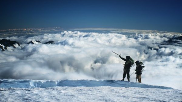 beyond the edge two men climbing everest