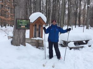 Adam by library in Knox Farm State Park