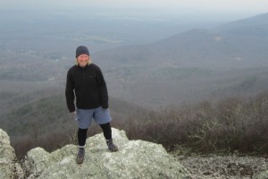 Bambool Thermics pants layered under shorts.  Photo taken in Shenandoah National Park.  Credit: Ben Lieberson