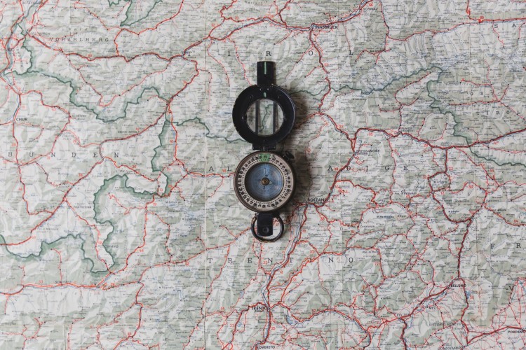 map and compass