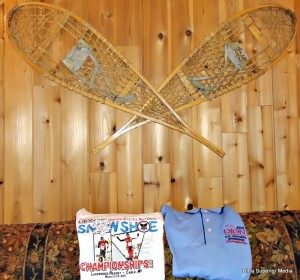 Snowshoes in the rooms at the 2011 Cable WI Dion USSSA National Championships.