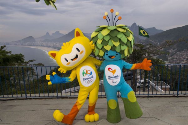 The mascots of the 2016 RIO Olympic and Paralympic Games