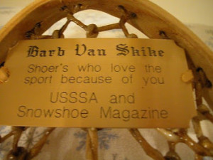 snowshoe braveheart barb van Skikes sp award