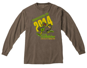 Wear this Go!bbler Race shirt at dinner, impress the guests.