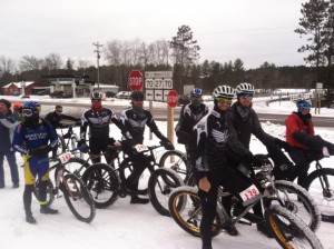 Why didn't I think of that? Riding a bike. Maybe because they cost $3k-$6k while snowshoes are a few hundred $? Fun watching them pedal by.