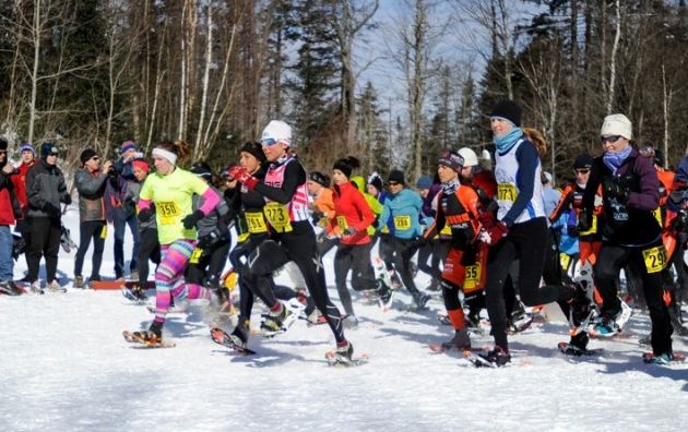 President's Fitness Challenge: snowshoe racers at the 2006 USSSA National Championships in Vermont