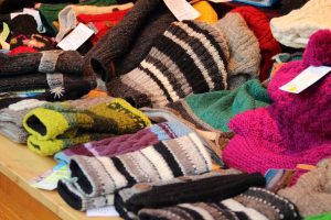 snowshoe clothes- gloves and hats