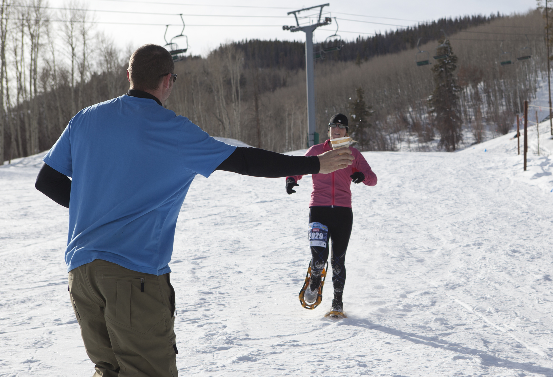 snowshoe run