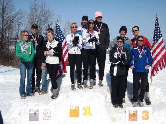 Medal ceremony, championships 2010