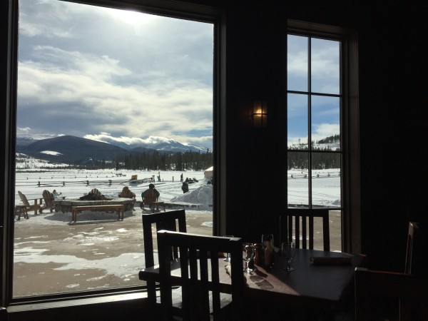 Breakfast view from Heck's Tavern. Photo by Kim Fuller.